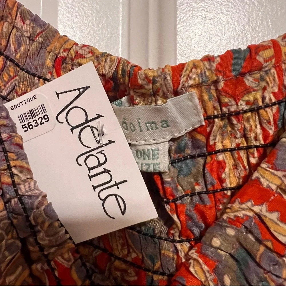 Flowy Palazzo Silk Blend Pant - Picture 2 of 8